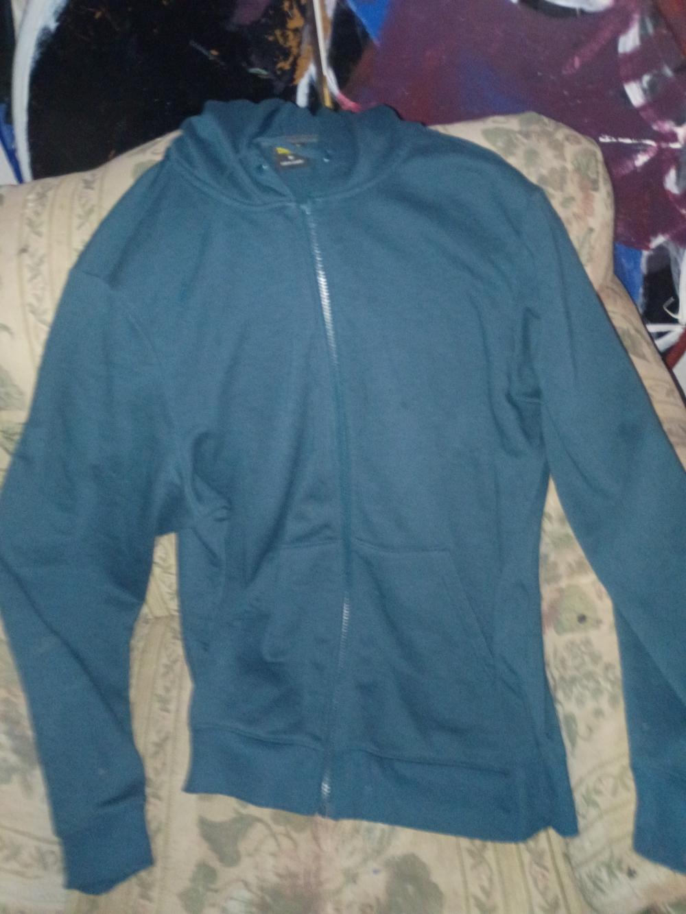 Athleta Teal Full-Zip Performance Jacket